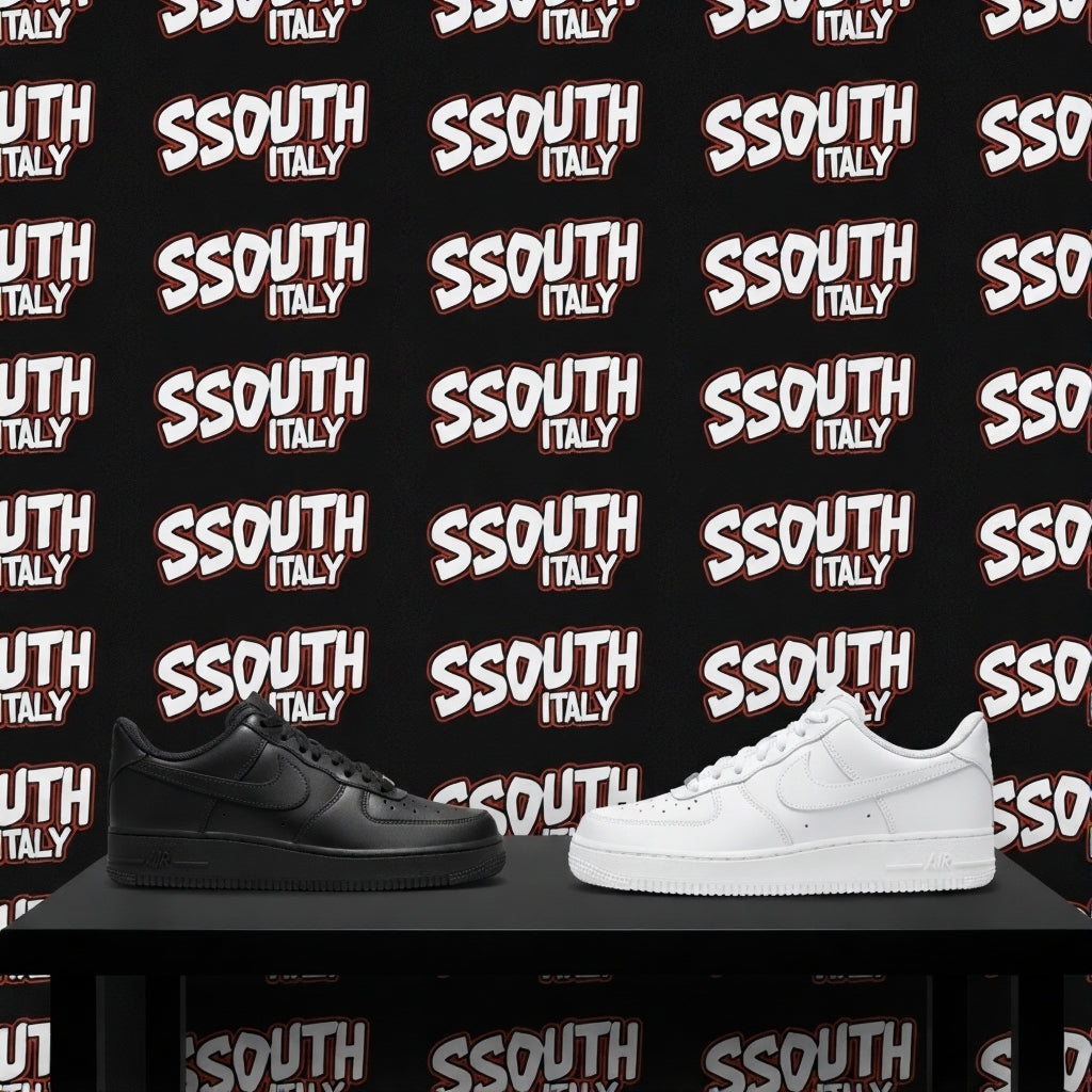 Nike Air Force 1 — Black/White Edition